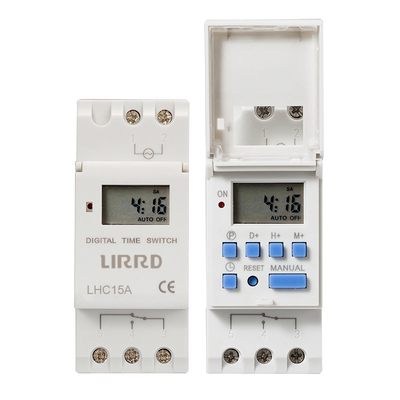 35mm Din Rail Mounted Digital Time Switch – Lirrd Relay